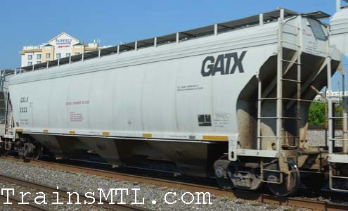 Car/wagon CGLX2333 right side / coté droit